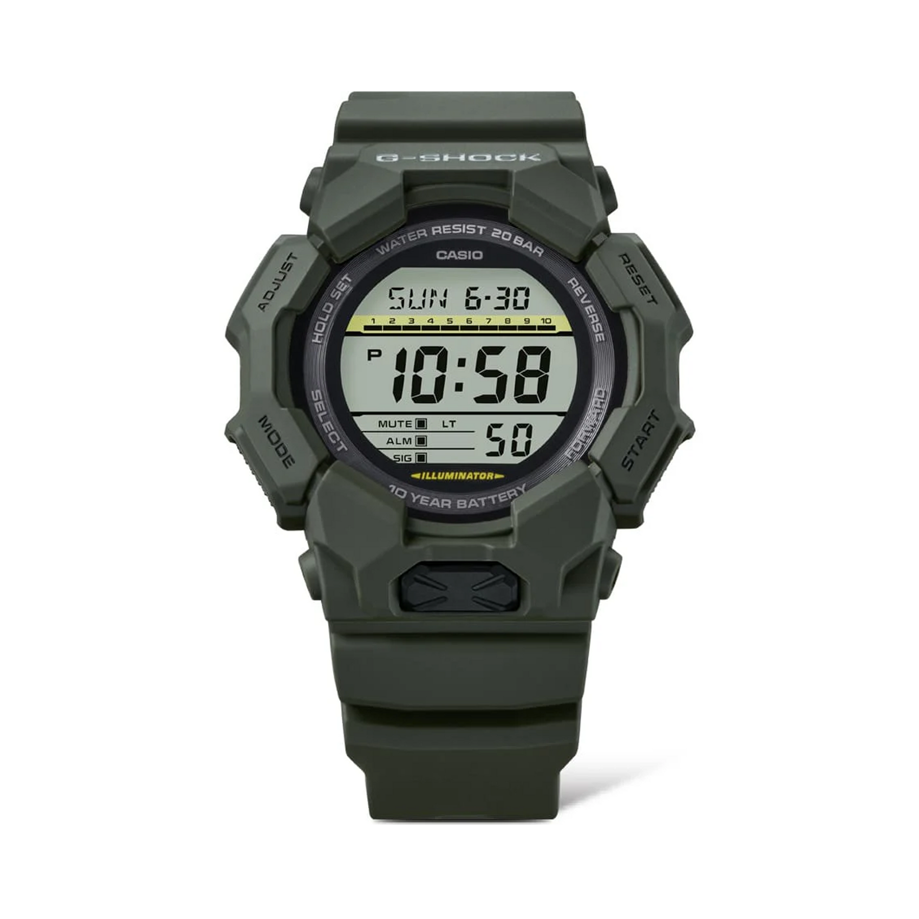 Casio G-SHOCK Men's Resin Quartz Watch GD010-3D