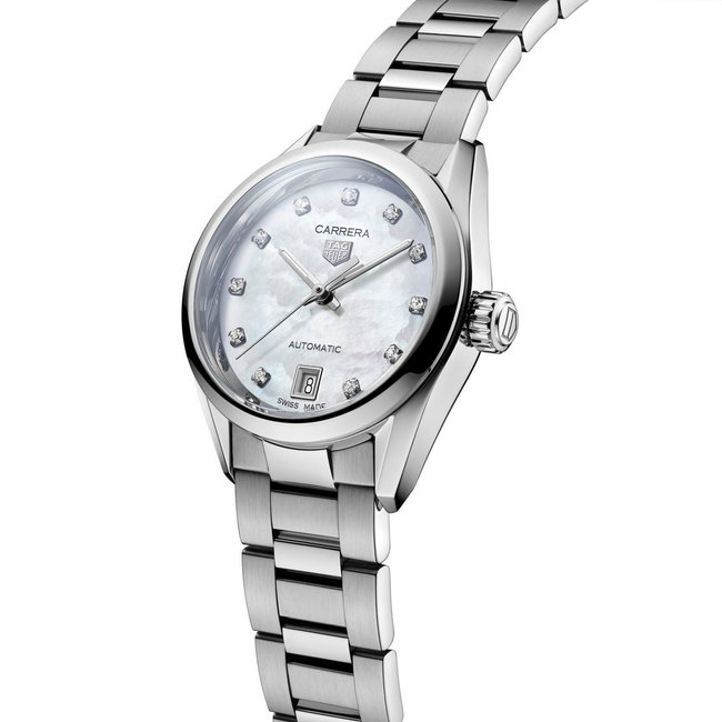 TAG Heuer Carrera Women's 29mm Stainless Steel Automatic Watch WBN2412.BA0621