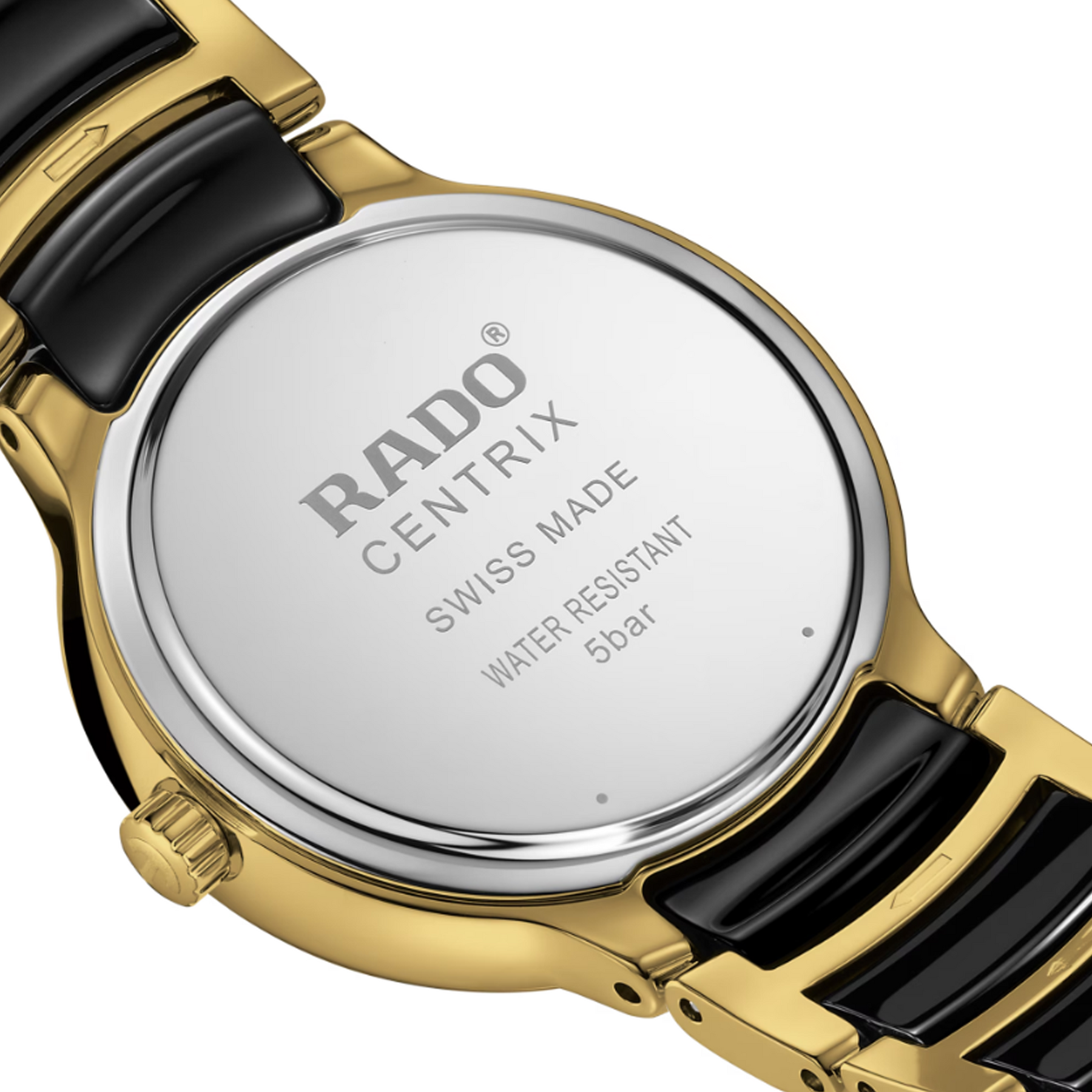 Rado Centrix Women's 30.50mm Ceramic & Yellow PVD Automatic Watch R30 025 742