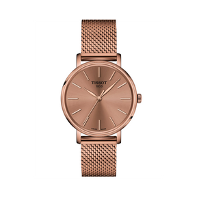 Tissot Everytime Women's 34mm Rose PVD Quartz Watch T143.210.33.331.00