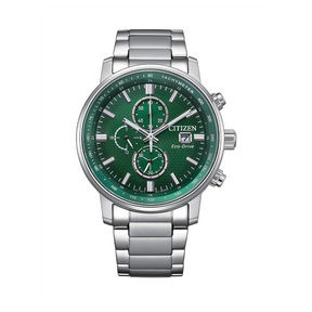 Citizen Men's Green Quartz Chronograph Watch CA0840-87X