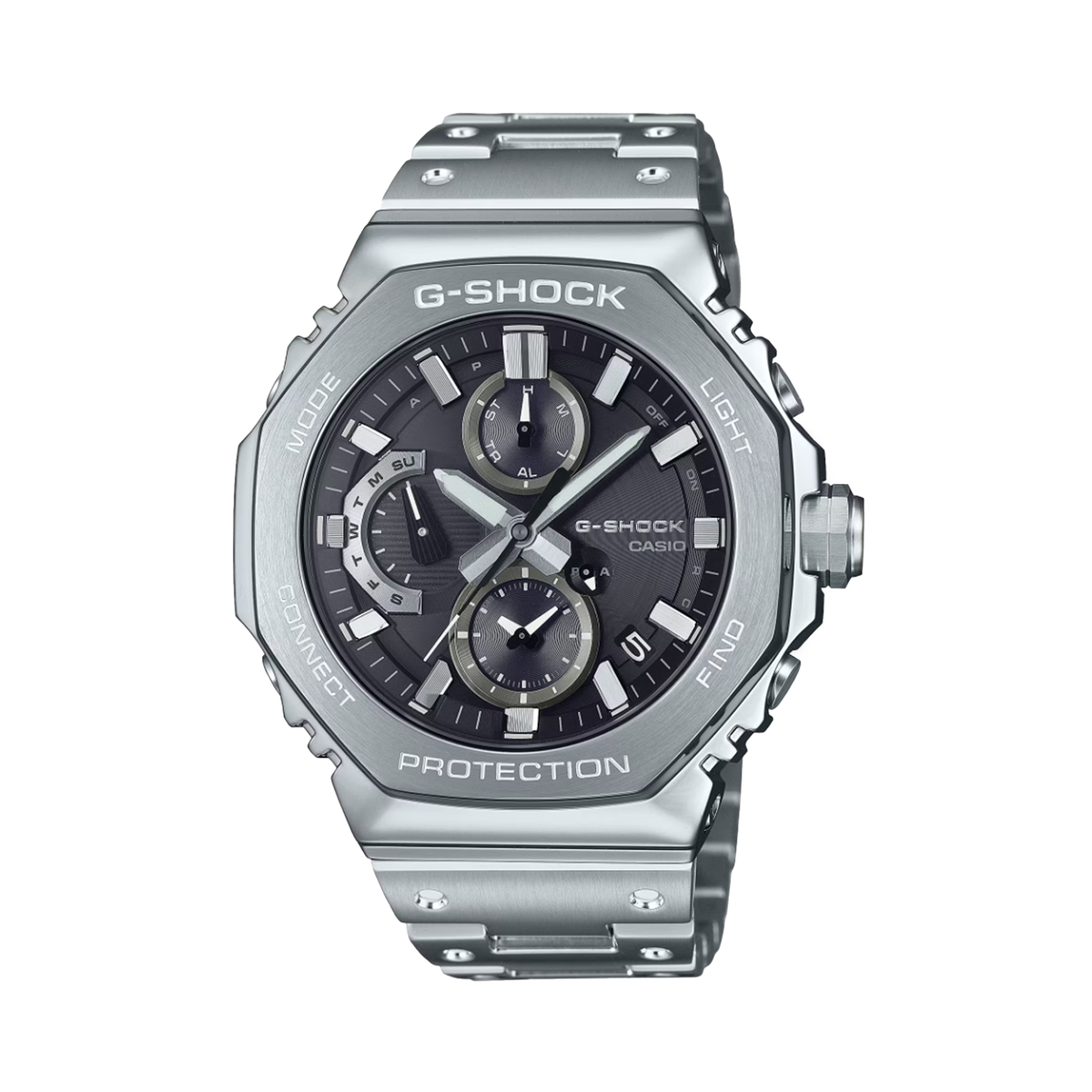 Casio G-SHOCK Stainless Steel Solar Watch GMCB2100D-1