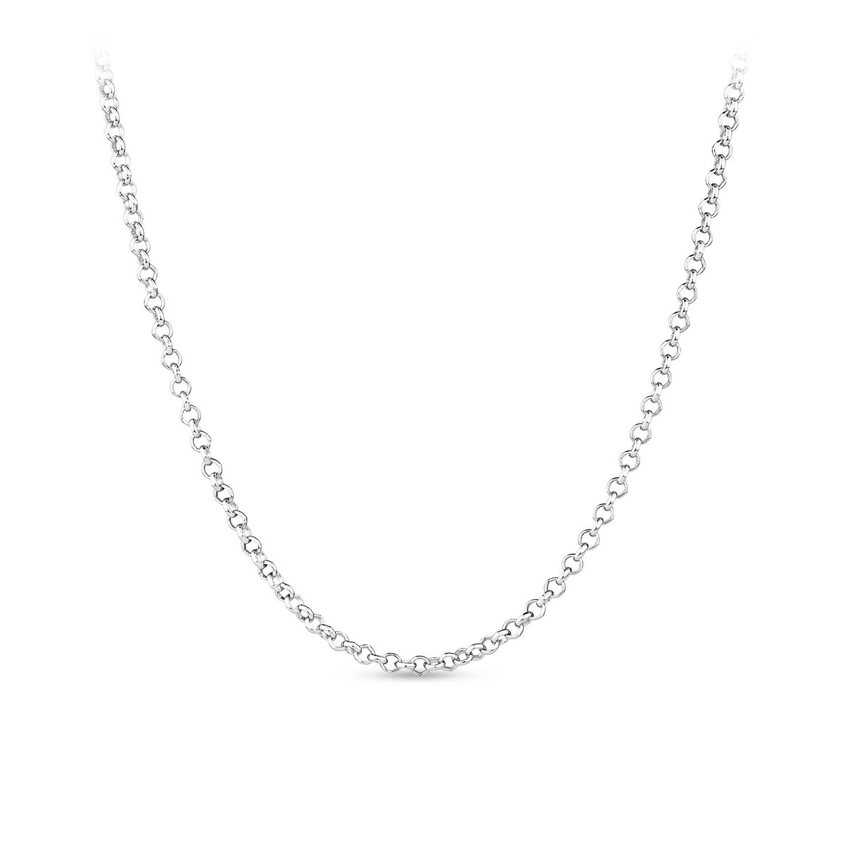 Belcher Link Chain in Sterling Silver