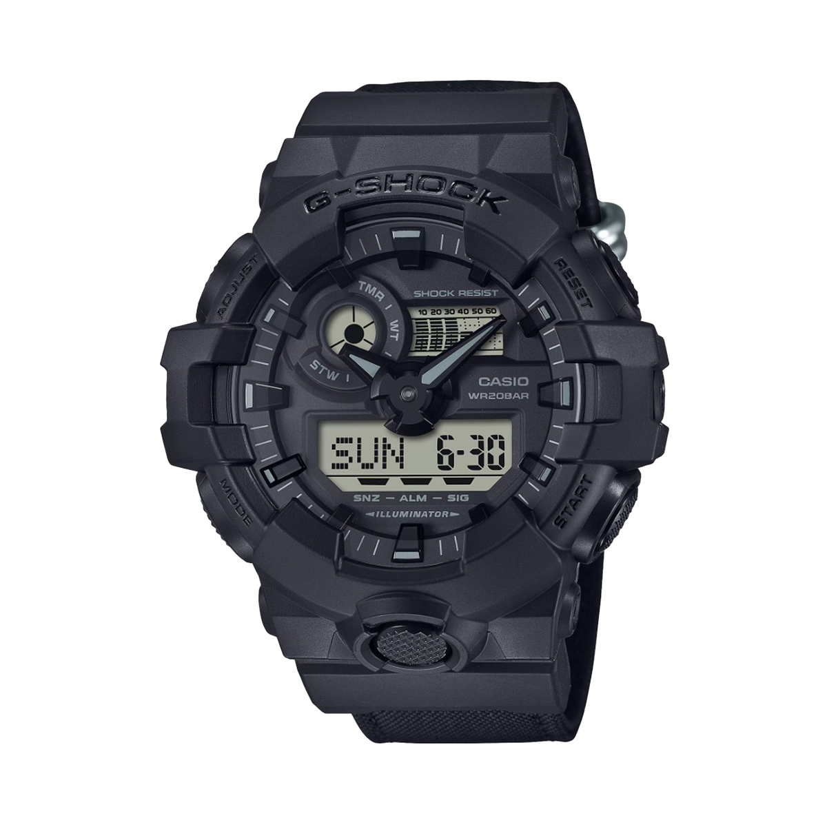 Casio G-SHOCK Men's Resin Analogue Digital Watch GA700BCE-1A