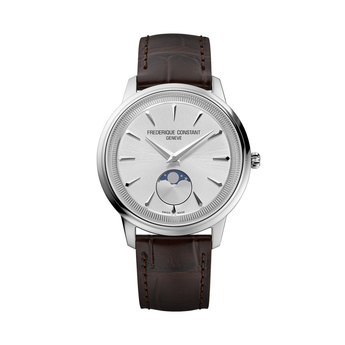 Frederique Constant 37mm Quartz Moonphase Watch FC-206S3S6