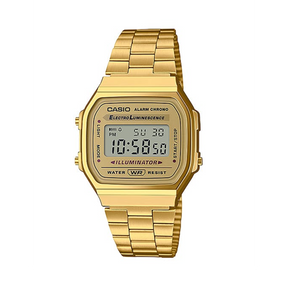 Casio Vintage Gold Plated Quartz Watch A168WG-9