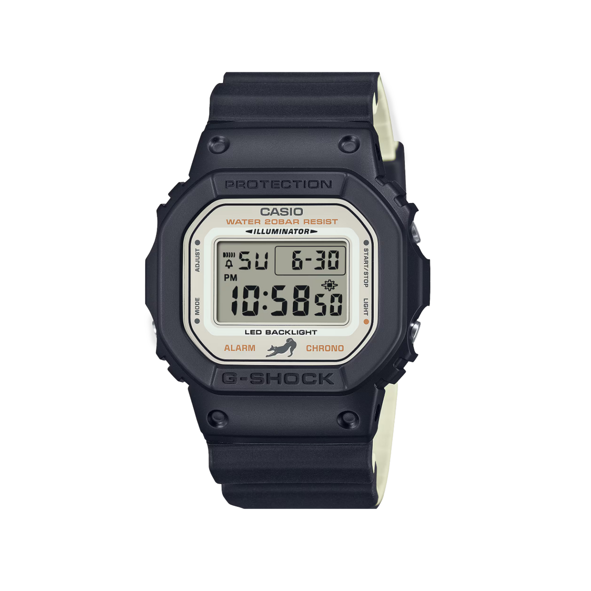 Casio G-SHOCK  Men's Resin Quartz Sport Watch LCD DW5600SHB-1