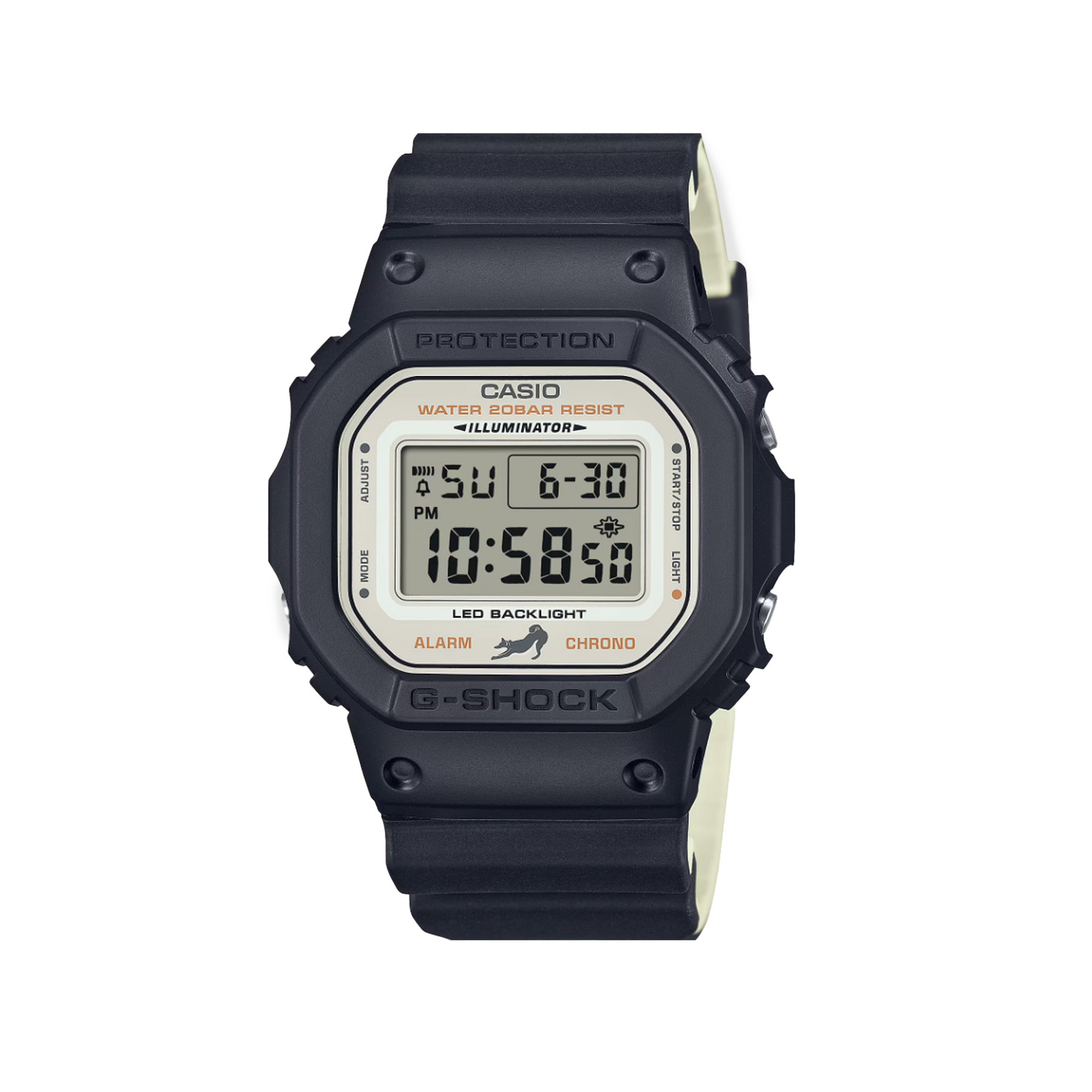 Casio G-SHOCK  Men's Resin Quartz Sport Watch LCD DW5600SHB-1