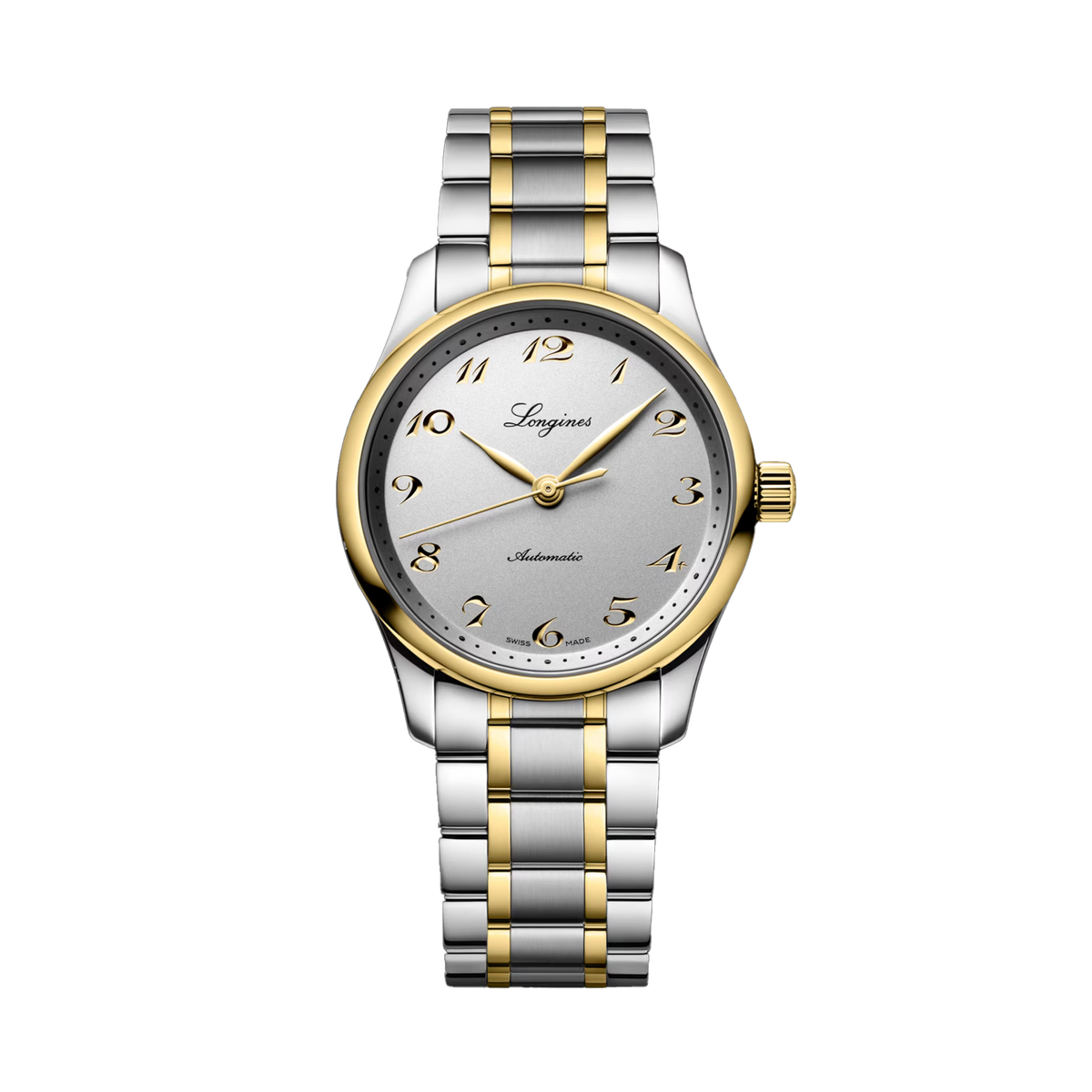 Longines Master Women's 34mm Stainless Steel & 18ct Yellow Automatic Watch L2.357.5.72.7