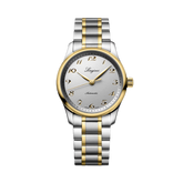 Longines Master Women's 34mm Stainless Steel & 18ct Yellow Automatic Watch L2.357.5.72.7