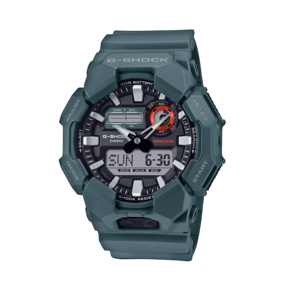 Casio G-SHOCK Men's Resin Analogue Digital Watch GA010-2AD