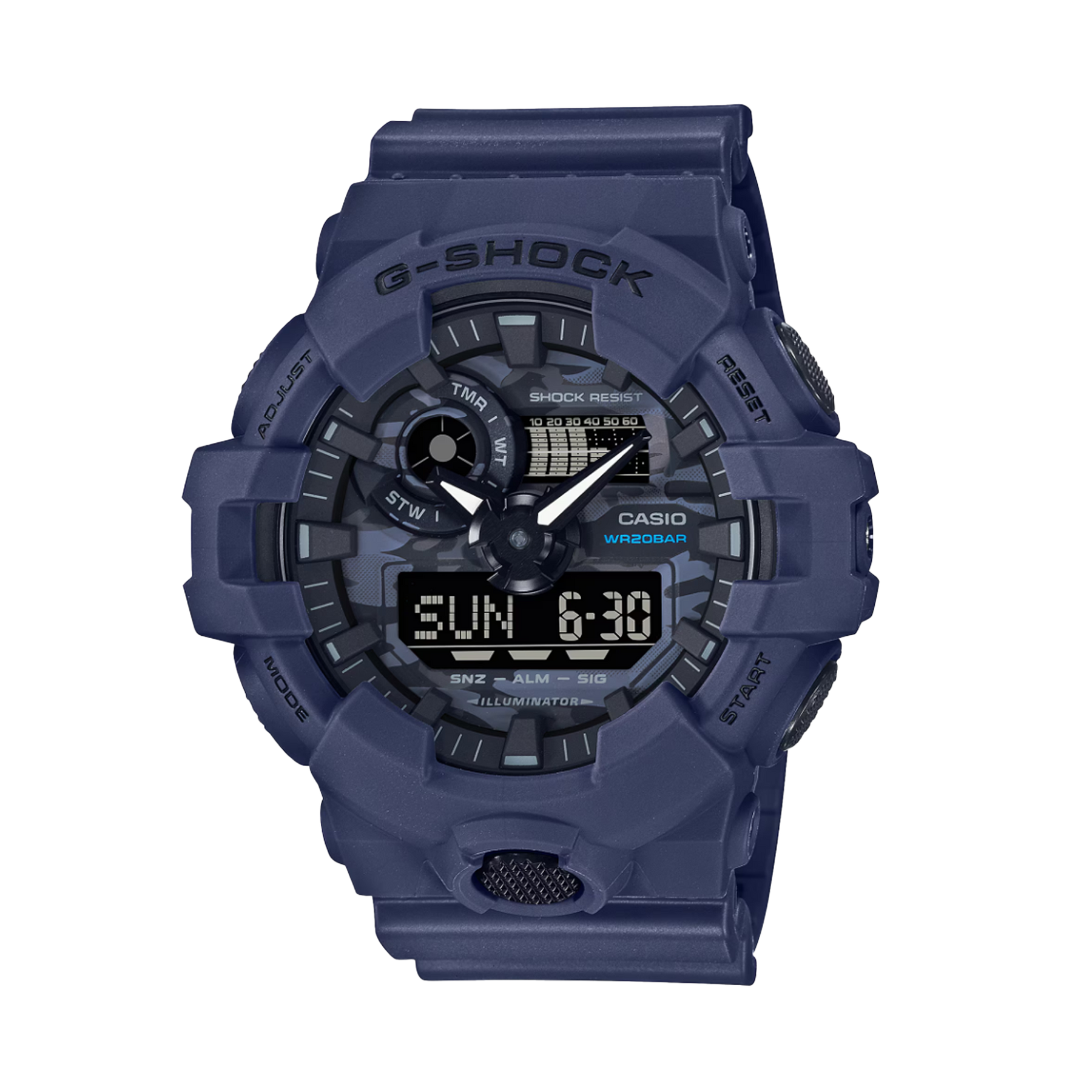 Casio G-SHOCK Men's Resin Analogue Digital Watch GA700CA-2A