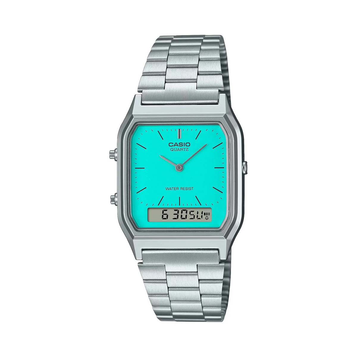 Casio Vintage Stainless Steel Quartz Watch AQ230A-2A2