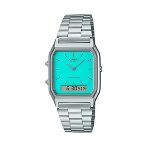 Casio Vintage Stainless Steel Quartz Watch AQ230A-2A2