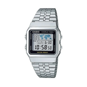 Casio Vintage Stainless Steel Quartz Watch A500WA-1DF