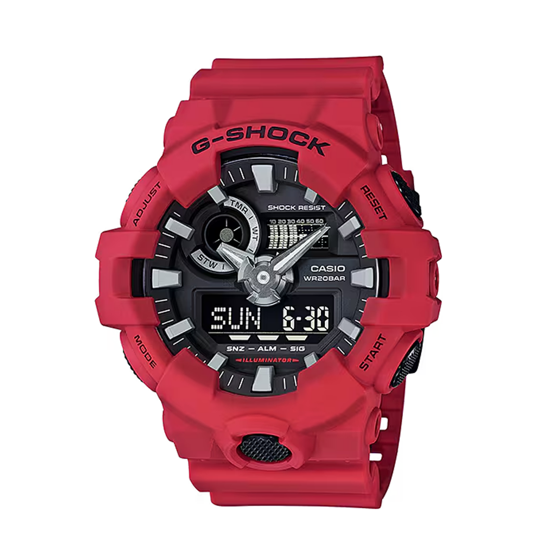 Casio Men's G-SHOCK Analogue Digital Watch GA700-4A