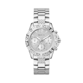 Guess Men's 40mm Sterling Silver Quartz Watch GW0771L1