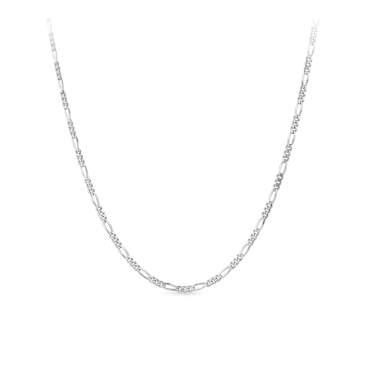 Figaro Link Chain in Sterling Silver