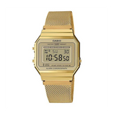 Casio Vintage Gold PVD Quartz Watch A700WMG-9A