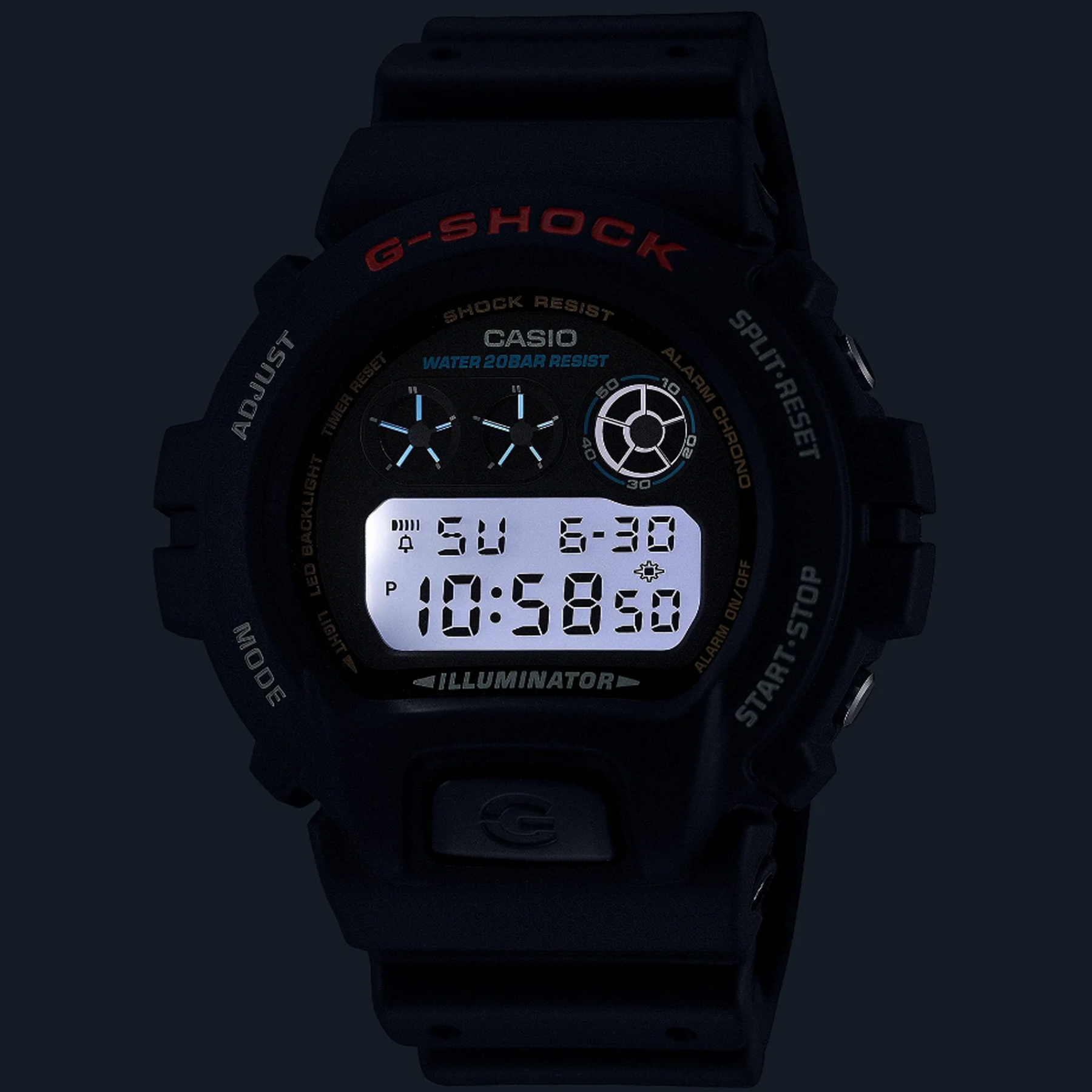 Casio G-SHOCK Men's Resin Digital Sport Watch DW6900U-1D