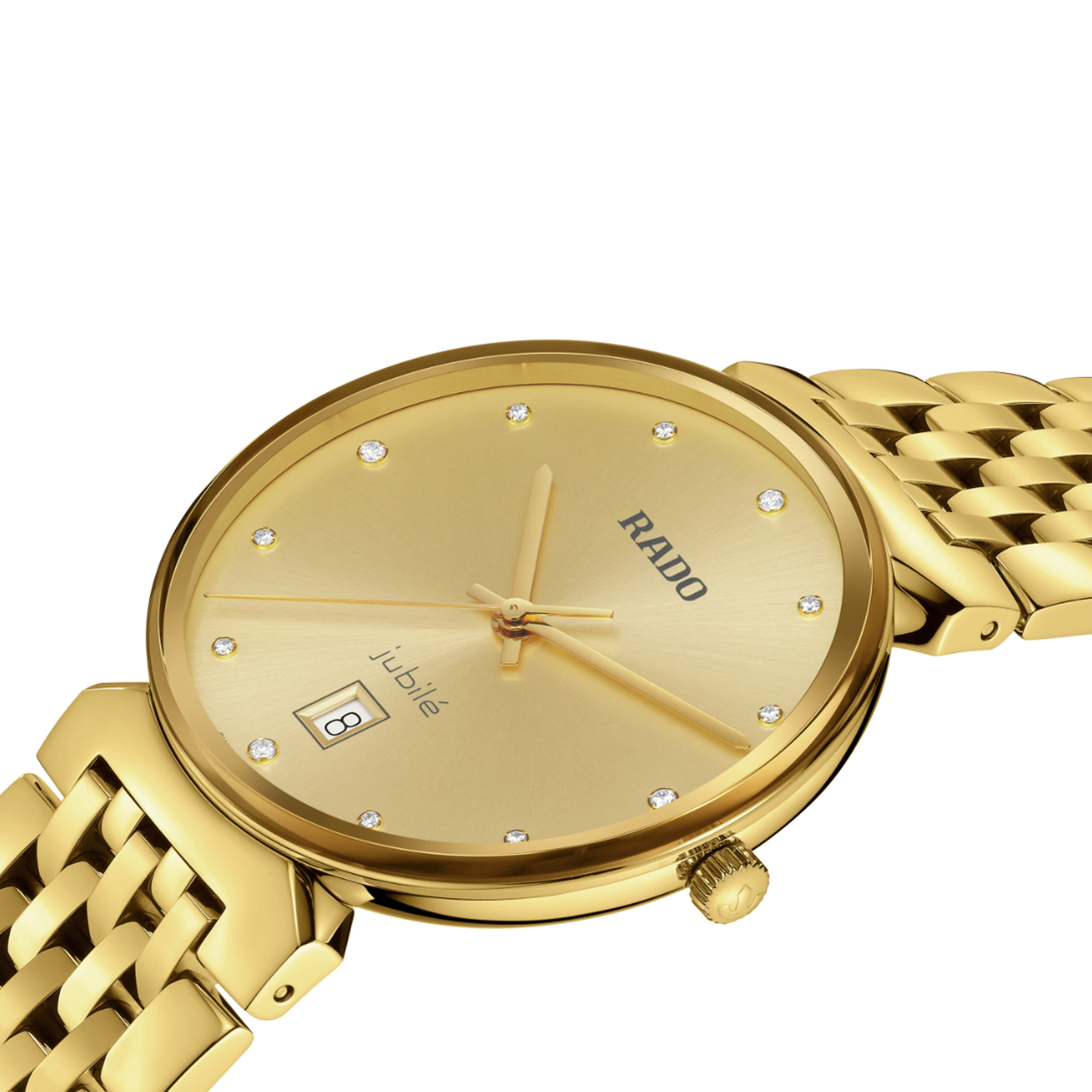 Rado Florence Men's 38mm Rose PVD Quartz Watch R48 914 713