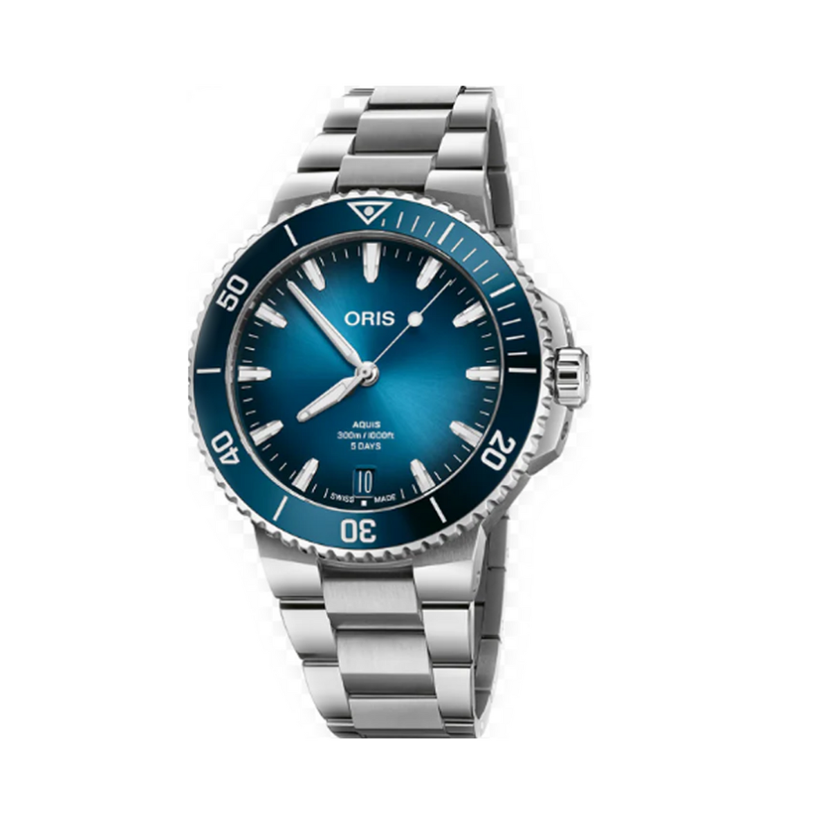 Oris Aquis Diver Men's 43.50mm Stainless Steel Calibre 400 Automatic Watch 400 7790 4135MB