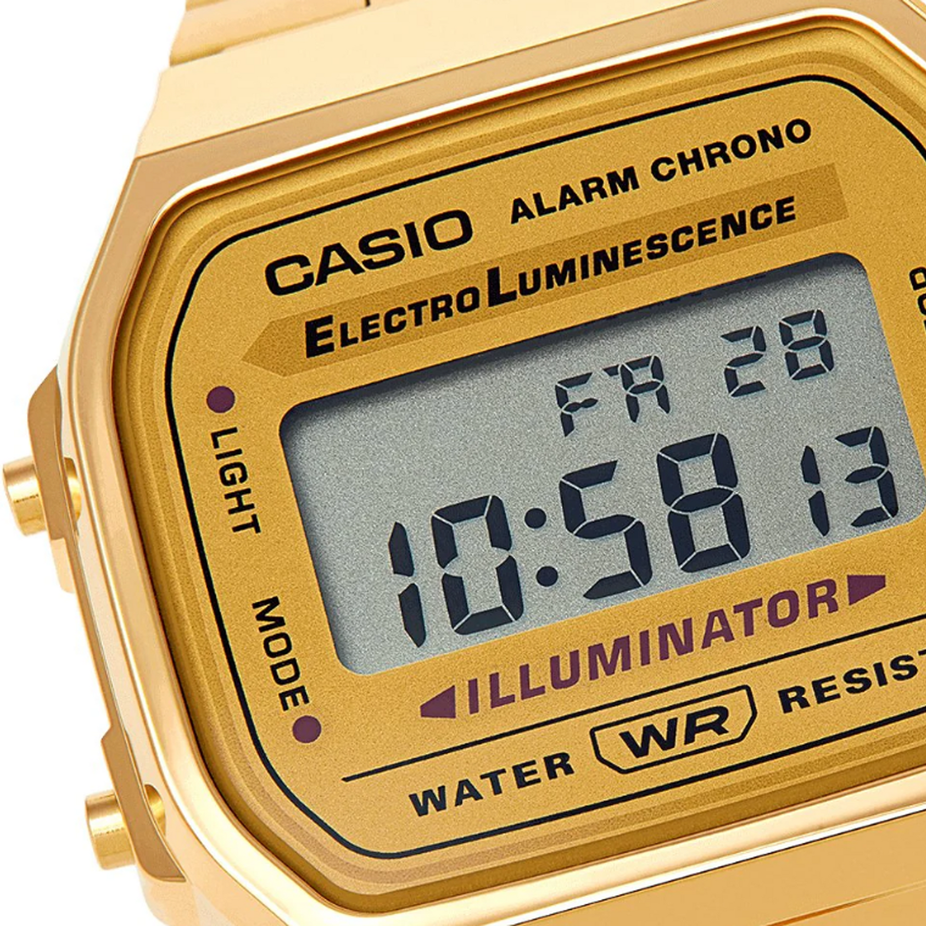 Casio Vintage Gold Plated Quartz Watch A168WG-9