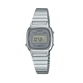 Casio Vintage Stainless Steel Quartz Watch LA670WA-7D