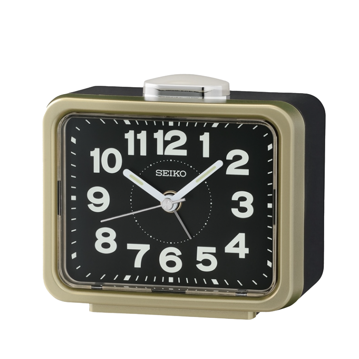 Seiko Rectangular Alarm Clock QHK062-G