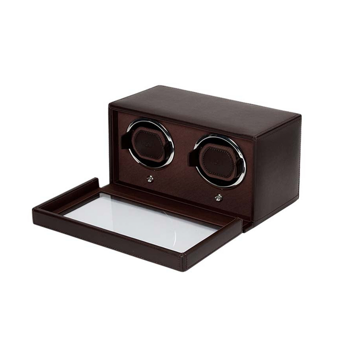 Wolf Cub Brown Double Watch Winder