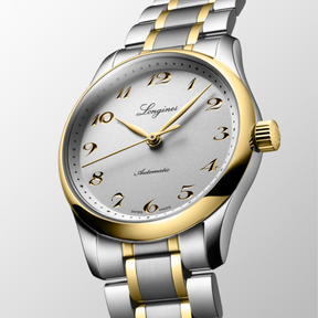 Longines Master Women's 34mm Stainless Steel & 18ct Yellow Automatic Watch L2.357.5.72.7