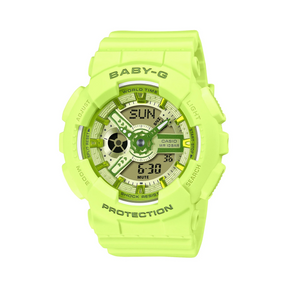 Casio G-SHOCK Women's Resin Analogue Digital Watch BA110TK-3AD