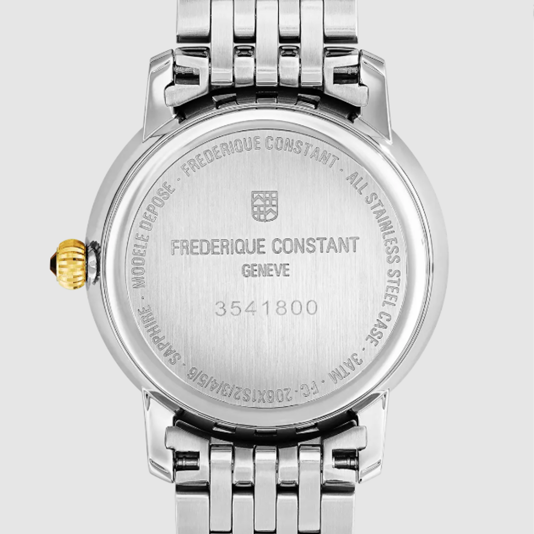 Frederique Constant 30mm Quartz Moonphase Watch FC-206MPWD1S3B