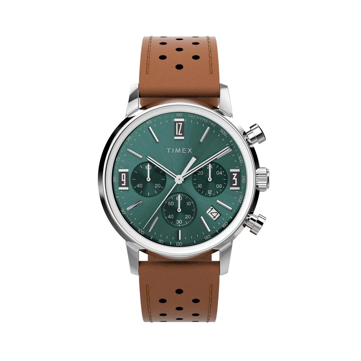 Timex green face online watch