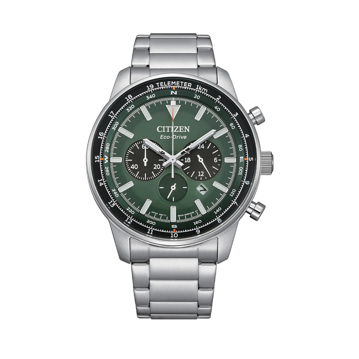 Citizen Men's Green Quartz Chronograph Watch CA4500-91X