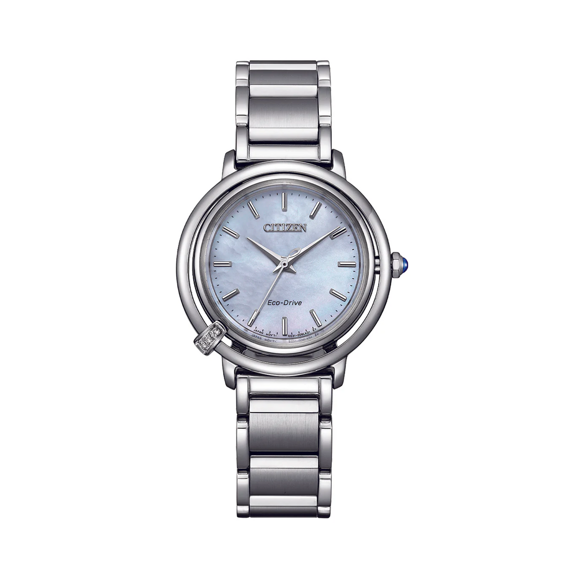 Citizen L Collection Women's 31mm Mother of Pearl Eco Drive Watch EM1090-60D