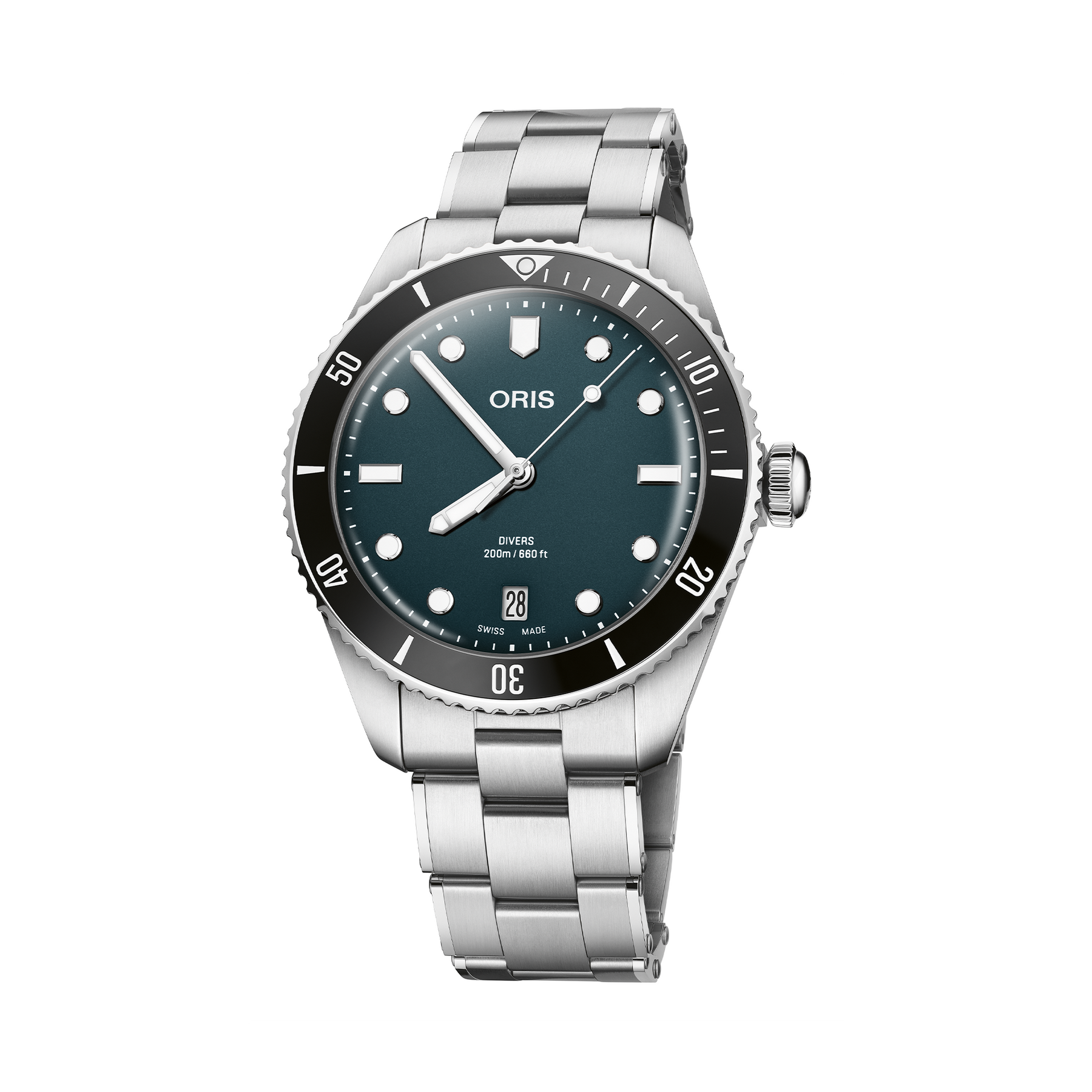 Oris Sixty Five Diver Men's 39mm Stainless Steel Automatic Watch 733 7795 4055 SET