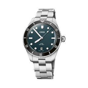 Oris Sixty Five Diver Men's 39mm Stainless Steel Automatic Watch 733 7795 4055 SET