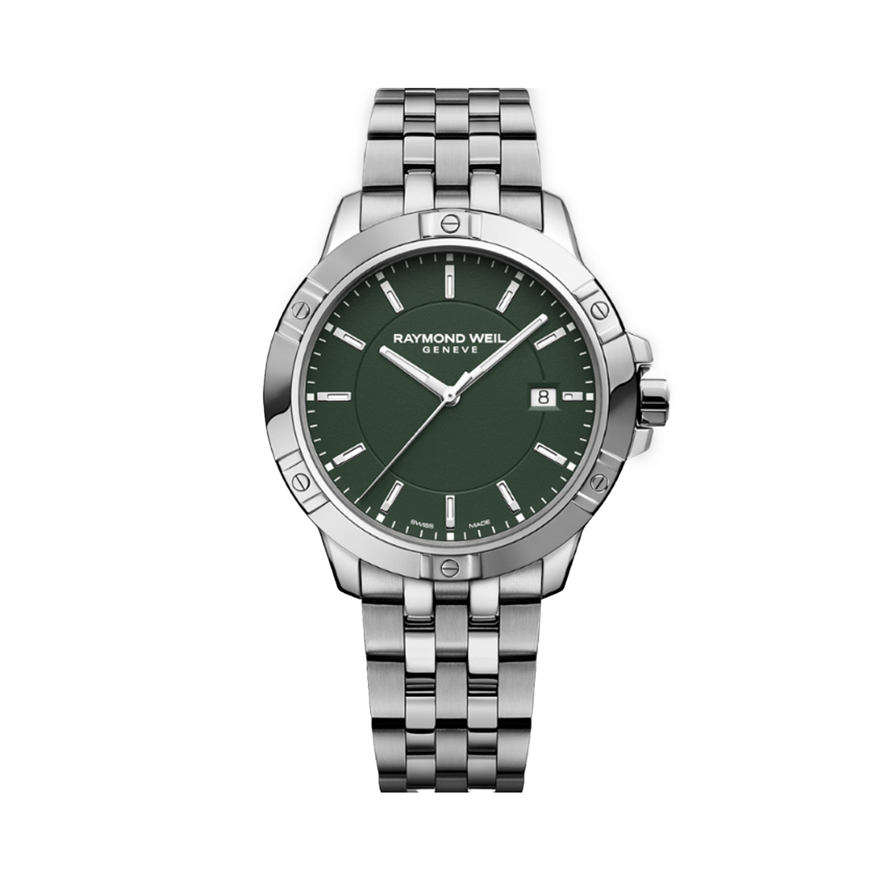 Raymond Weil Tango Men's 41mm Green Quartz Watch 8160-ST-52041