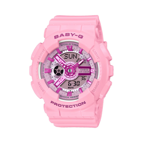 Casio G-SHOCK Women's Resin Analogue Digital Watch BA110YK-4AD