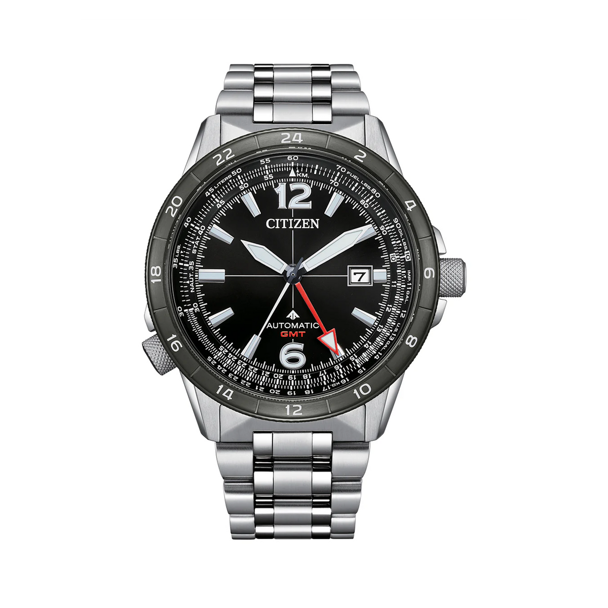 Citizen Men's Black Automatic GMT Watch NB6046-59E