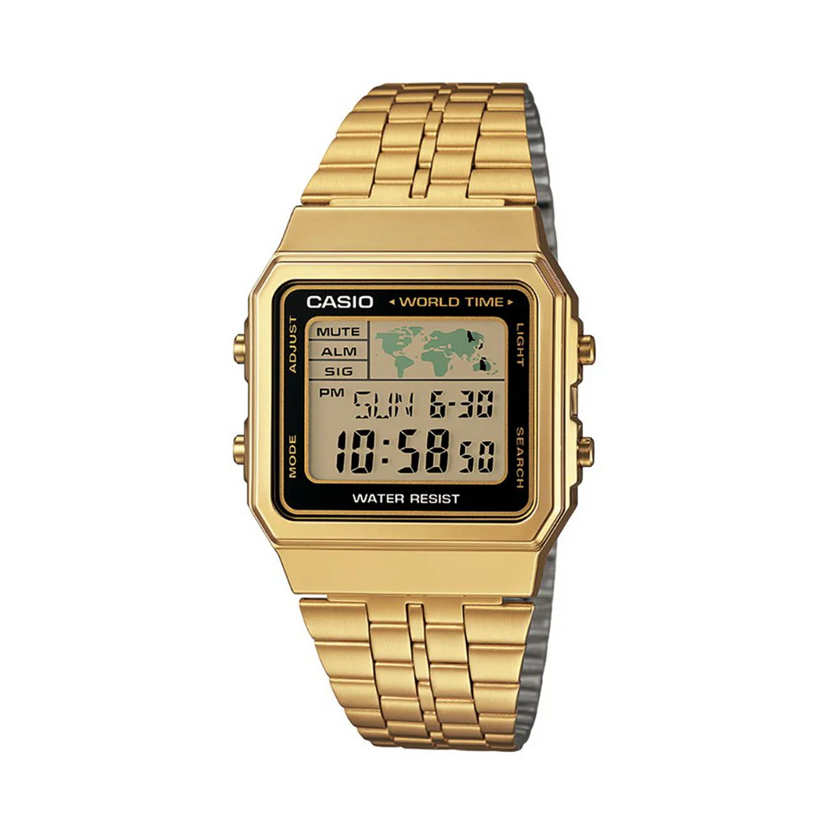 Casio Vintage Men's Gold PVD Quartz Watch A500WGA-1DF