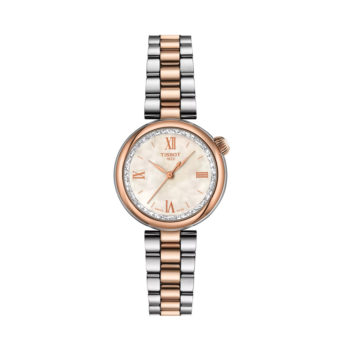 Tissot Women's Stainless Steel & Rose IP Quartz Watch T152.010.22.118.00