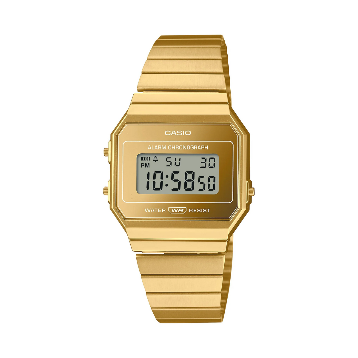 Casio Vintage Gold PVD Quartz Watch A700WEVG-9A