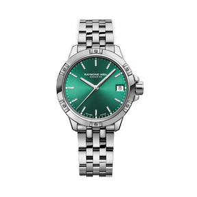 Raymond Weil Tango Women's 30mm Green Quartz Watch 5960-ST-52051