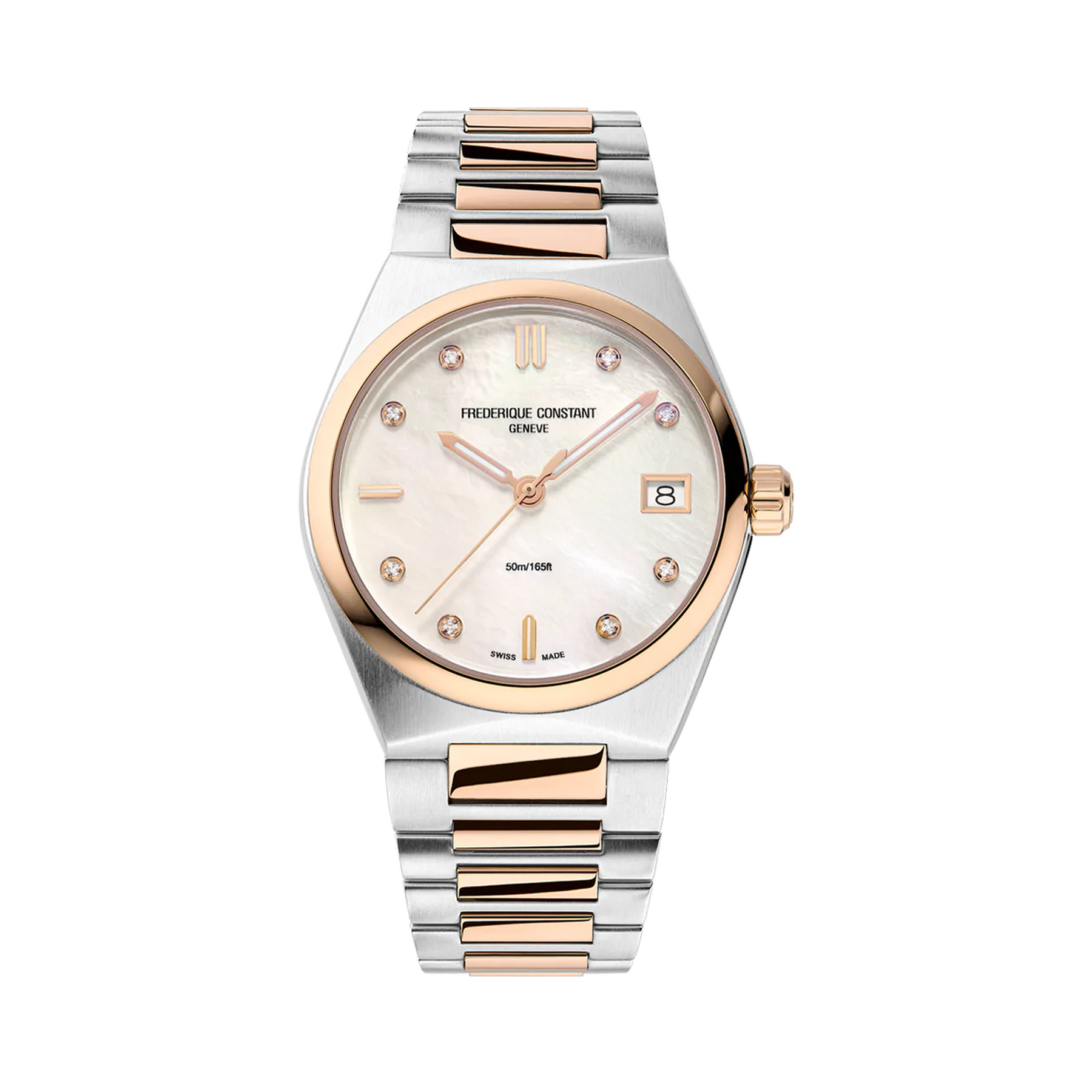 Frederique Constant Highlife Women's 31mm Quartz Stainless Steel & Rose IP Watch FC-240MPWWD2NH22B