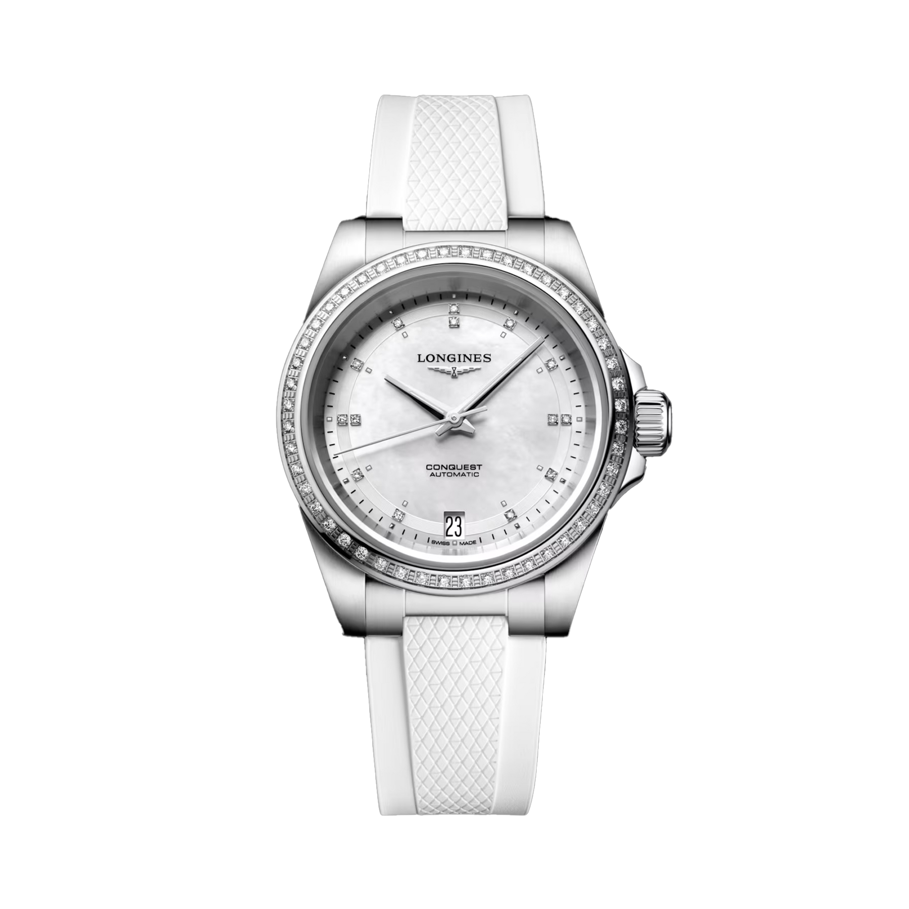 Longines Conquest Women's 34mm Stainless Steel Automatic Watch L3.430.0.87.9