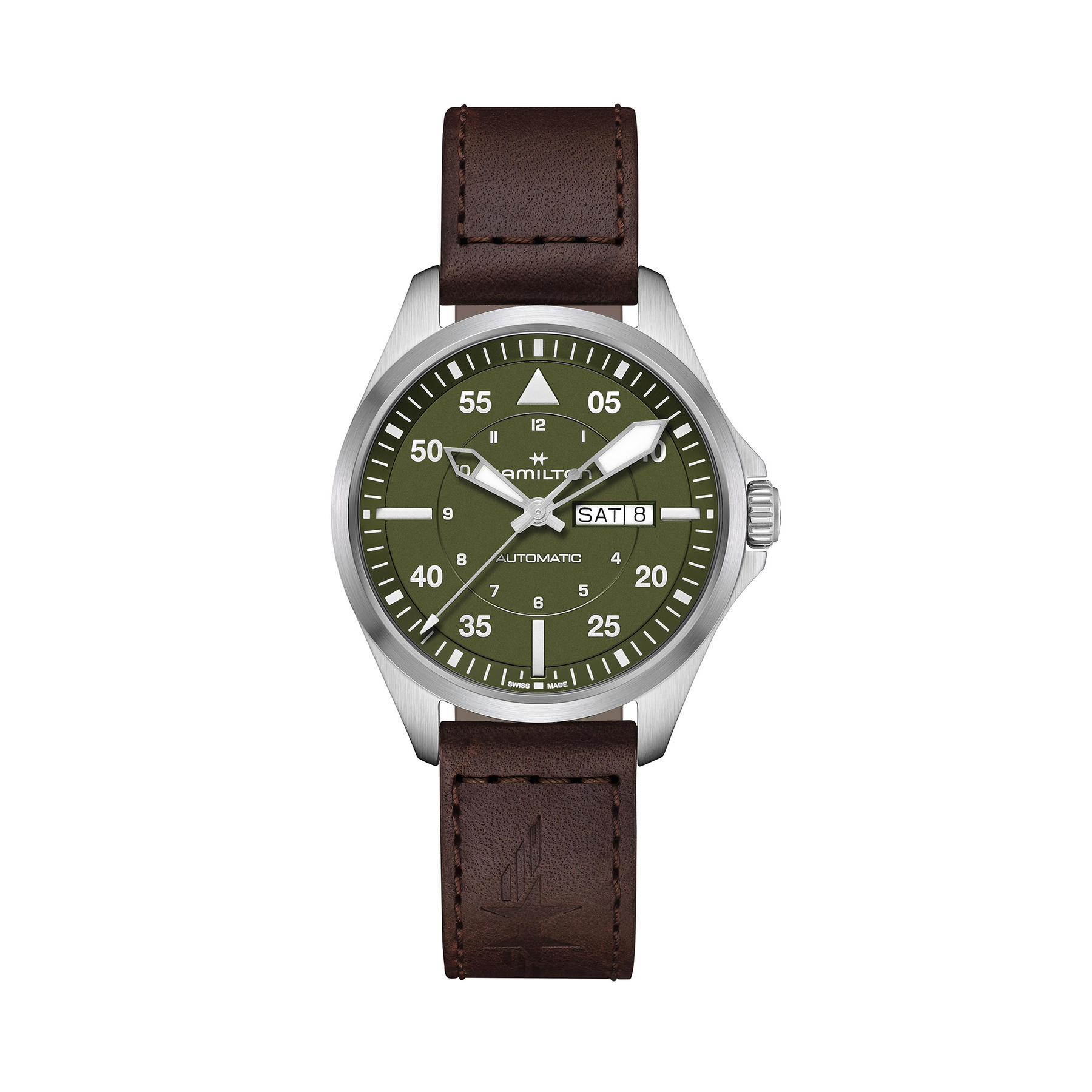 Hamilton Khaki Aviation Men's 42mm Automatic Watch H64635560