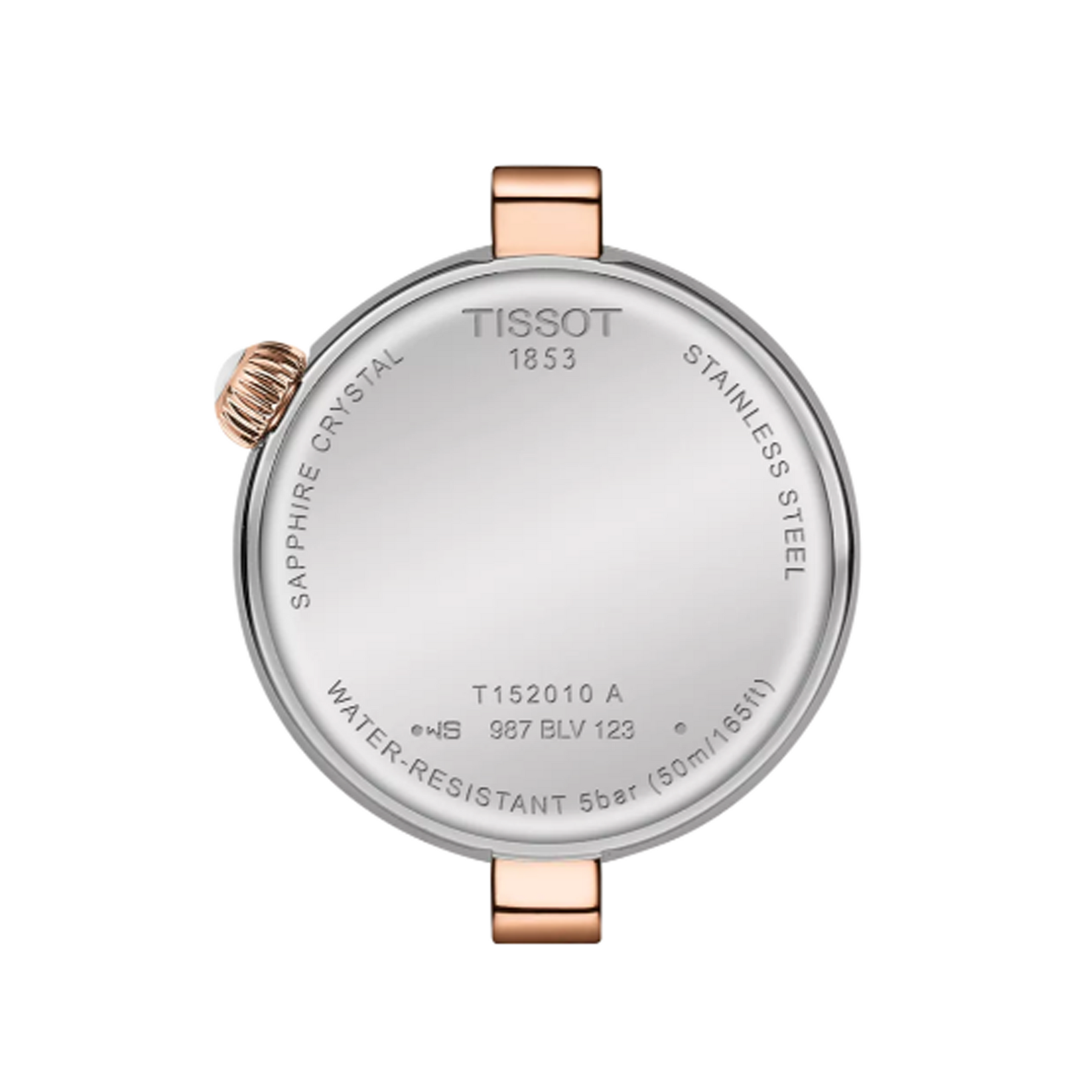 Tissot Women's Stainless Steel & Rose IP Quartz Watch T152.010.22.118.00