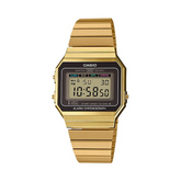 Casio Vintage Gold PVD Quartz Watch A700WG-9A